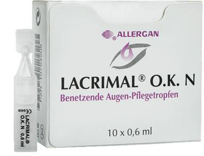 LACRIMAL O.K. N Augentropfen 10X0.6 ml von AbbVie Deutschland GmbH & Co. KG