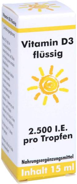 Vitamin D3 Flüssig 2.500 I.E. Gerimed 15 ml Tropfen zum Einnehmen von Adana Pharma GmbH