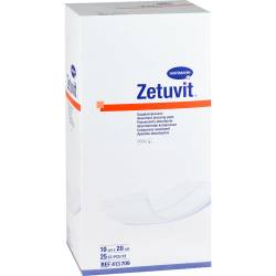 ZETUVIT Saugkompressen steril 10x20 cm 25 St Kompressen von Adequapharm GmbH