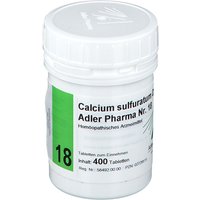 Adler Pharma Calcium sulfuratum D12 Biochemie nach Dr. Schüßler Nr. 18 von Adler Pharma Biochemie