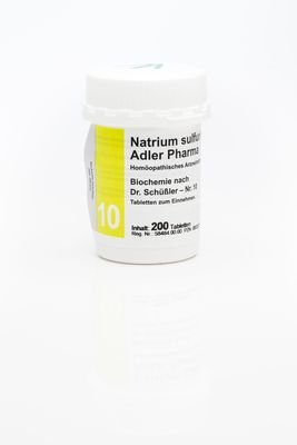 BIOCHEMIE Adler 10 Natrium sulfuricum D 6 Tabl. 200 St von Adler Pharma Produktion und Vertrieb GmbH