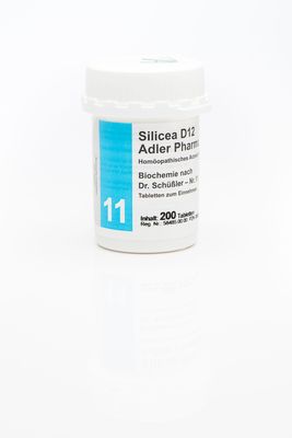 BIOCHEMIE Adler 11 Silicea D 12 Tabletten 200 St von Adler Pharma Produktion und Vertrieb GmbH