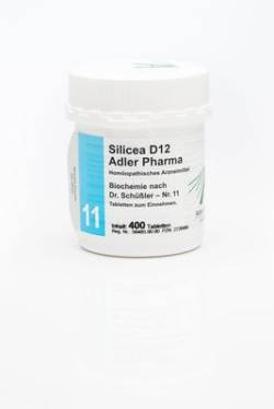 BIOCHEMIE Adler 11 Silicea D 12 Tabletten 400 St von Adler Pharma Produktion und Vertrieb GmbH