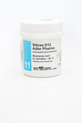 BIOCHEMIE Adler 11 Silicea D 12 Tabletten 400 St von Adler Pharma Produktion und Vertrieb GmbH