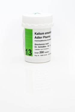 BIOCHEMIE Adler 13 Kalium arsenicosum D 12 Tabl. 200 St von Adler Pharma Produktion und Vertrieb GmbH