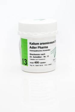 BIOCHEMIE Adler 13 Kalium arsenicosum D 12 Tabl. 400 St von Adler Pharma Produktion und Vertrieb GmbH