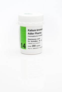 BIOCHEMIE Adler 14 Kalium bromatum D 12 Tabletten 200 St von Adler Pharma Produktion und Vertrieb GmbH
