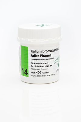 BIOCHEMIE Adler 14 Kalium bromatum D 12 Tabletten 400 St von Adler Pharma Produktion und Vertrieb GmbH