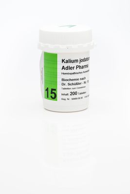 BIOCHEMIE Adler 15 Kalium jodatum D 12 Tabletten 200 St von Adler Pharma Produktion und Vertrieb GmbH