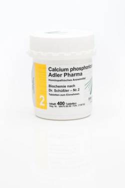 BIOCHEMIE Adler 2 Calcium phosphoricum D 6 Tabl. 400 St von Adler Pharma Produktion und Vertrieb GmbH