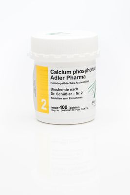 BIOCHEMIE Adler 2 Calcium phosphoricum D 6 Tabl. 400 St von Adler Pharma Produktion und Vertrieb GmbH