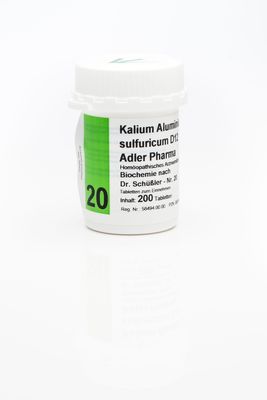 BIOCHEMIE Adler 20 Kalium aluminium sulf.D 12 Tab. 200 St von Adler Pharma Produktion und Vertrieb GmbH