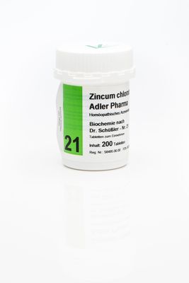 BIOCHEMIE Adler 21 Zincum chloratum D 12 Tabletten 200 St von Adler Pharma Produktion und Vertrieb GmbH