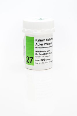 BIOCHEMIE Adler 27 Kalium bichrom D 12 Tabletten 200 St von Adler Pharma Produktion und Vertrieb GmbH