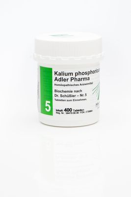 BIOCHEMIE Adler 5 Kalium phosphoricum D 6 Tabl. 400 St von Adler Pharma Produktion und Vertrieb GmbH