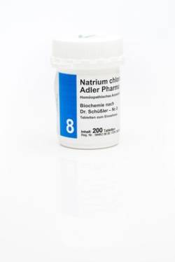BIOCHEMIE Adler 8 Natrium chloratum D 6 Tabletten 200 St von Adler Pharma Produktion und Vertrieb GmbH