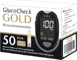 GLUCOCHECK GOLD Blutzuckerteststreifen 50 St von Aktivmed GmbH
