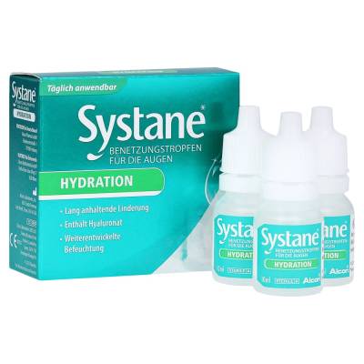 "Systane Hydration 3x10 Milliliter" von "Alcon Deutschland GmbH, Geschäftsbereich Vision Care Ocular Health"