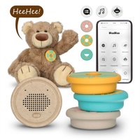 Alecto Baby HeeHee Sprachknopf Bluetooth 5.3 Akku Usb-C Appgesteuert BPA-frei von Alecto