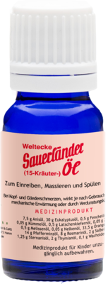 SAUERL�NDER 15 Kr�uter �l 35 ml von Alexander Weltecke GmbH & Co KG