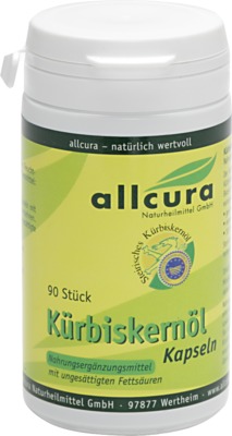 allcura Kürbiskernöl Kapseln von Allcura Naturheilmittel GmbH