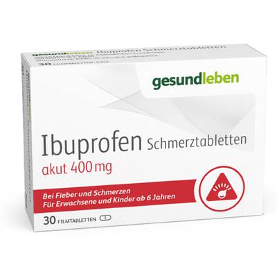 IBUPROFEN Schmerztabletten 400 mg Filmtabletten 30 St von Alliance Healthcare Deutschland GmbH