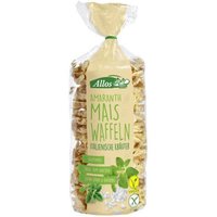 Allos Amaranth Mais-Waffeln Ital. Kräuter glutenfrei von Allos