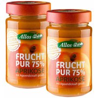 Allos Bio Frucht Pur 75 % Aprikose von Allos