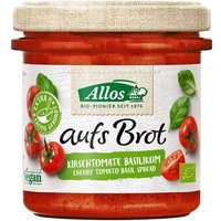 Allos Bio aufs Brot Kirschtomate Basilikum von Allos