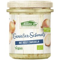 Allos Genießer Schmalz mit Röstzwiebel glutenfrei von Allos