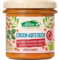 Allos - Roter Linsen-Aufstrich Italienische Kräuter von Allos