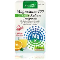 Alsiroyal Magnesium 400 Citrat + Kalium Trinkgranulat von Alsiroyal