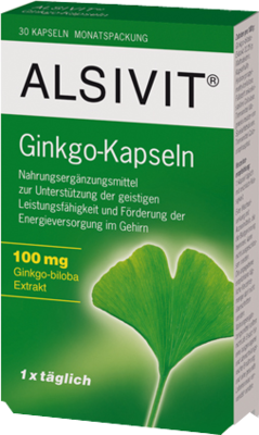GINKGO 100 mg Alsivit Kapseln 9,3 g von Alsitan GmbH