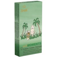 Amor «Wild Moments» konturierte Kondome mit Rillen und Noppen von Amor