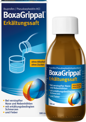 BOXAGRIPPAL Erk�ltungssaft 180 ml von Angelini Pharma Deutschland GmbH
