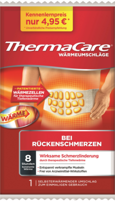 THERMACARE Rückenumschläge S-XL z.Schmerzlind. 1 St von Angelini Pharma Deutschland GmbH