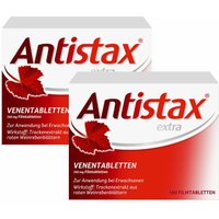 Antistax® extra Venentabletten mit der medizinischen Kraft des Roten Weinlaubs, bei schweren & geschwollenen Beinen, nächtlichen Wadenkrämpfen, Venenschwäche von Antistax