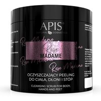 Apis Rose Madame, Reinigendes Peeling für Körper, Hände und Füße von Apis Natural Cosmetics