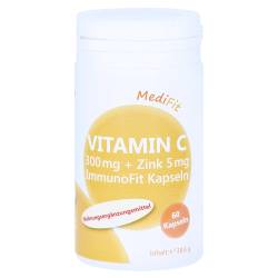 VITAMIN C 300 mg+Zink 5 mg ImmunoFit Kapseln 60 St Kapseln von ApoFit Arzneimittelvertrieb GmbH