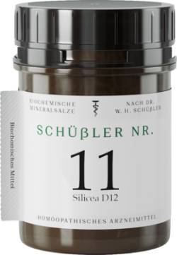 SCH�SSLER NR.11 Silicea D 12 Tabletten 200 St von Apofaktur e.K.