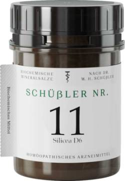 SCH�SSLER NR.11 Silicea D 6 Tabletten 400 St von Apofaktur e.K.