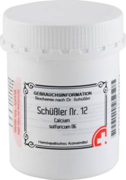 SCH�SSLER NR.12 Calcium sulfuricum D 6 Tabletten 1000 St von Apofaktur e.K.