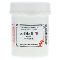 "SCHÜSSLER NR.10 Natrium sulfuricum D 6 Tabletten 1000 Stück" von "Apofaktur e.K."