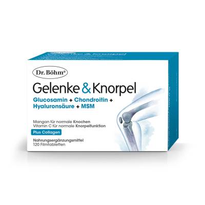 "DR.BÖHM Gelenk & Knorpel Filmtabletten 120 Stück" von "Apomedica Pharmazeutische Produkte GmbH"