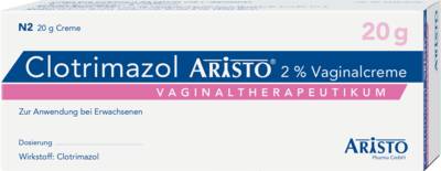 CLOTRIMAZOL ARISTO 2% Vaginalcreme + 3 Applikat. 20 g von Aristo Pharma GmbH
