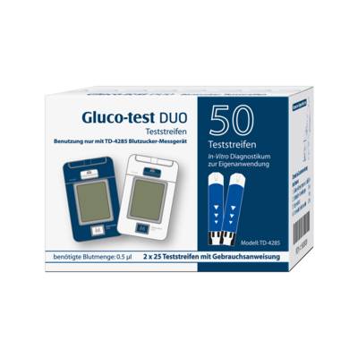 GLUCO TEST DUO Teststreifen 50 St von Aristo Pharma GmbH