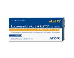 LOPERAMID akut Aristo 2 mg Tabletten 10 St von Aristo Pharma GmbH