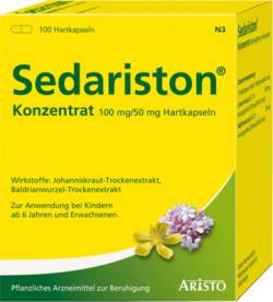 SEDARISTON Konzentrat Hartkapseln 100 St von Aristo Pharma GmbH
