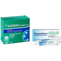ErkÃ¤ltungs-Pflege-Set: Aspirin Complex + Bepanthen Augen- und Na von Aspirin