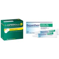 Set bei ersten ErkÃ¤ltungsanzeichen: Aspirin Plus C + Bepanthen von Aspirin